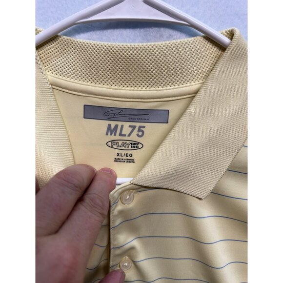 Greg Norman Signature Series Golf Polo Short Sleeve Collar Play Dry NWT Size XL - Picture 6 of 11